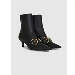 Anine Bing Zoe Boots - black leather, size 37